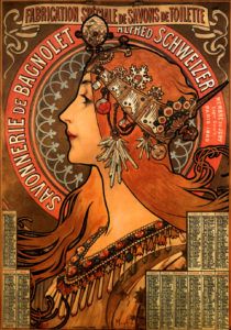 art nouveau. Cartel